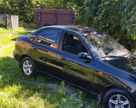 Синий Дэу Ланос, объемом двигателя 1.5 л и пробегом 190 тыс. км за 3000 $, фото 1 на Automoto.ua