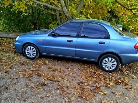 Синий Дэу Ланос, объемом двигателя 1.5 л и пробегом 195 тыс. км за 2400 $, фото 1 на Automoto.ua