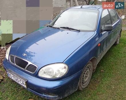 Синий Дэу Ланос, объемом двигателя 1.5 л и пробегом 182 тыс. км за 1350 $, фото 1 на Automoto.ua
