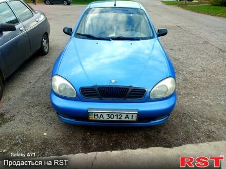 Синий Дэу Ланос, объемом двигателя 1.4 л и пробегом 133 тыс. км за 1050 $, фото 1 на Automoto.ua