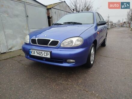 Синий Дэу Ланос, объемом двигателя 1.5 л и пробегом 232 тыс. км за 2650 $, фото 1 на Automoto.ua