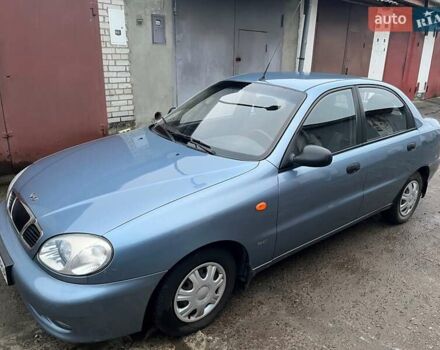 Синий Дэу Ланос, объемом двигателя 1.5 л и пробегом 67 тыс. км за 3800 $, фото 1 на Automoto.ua