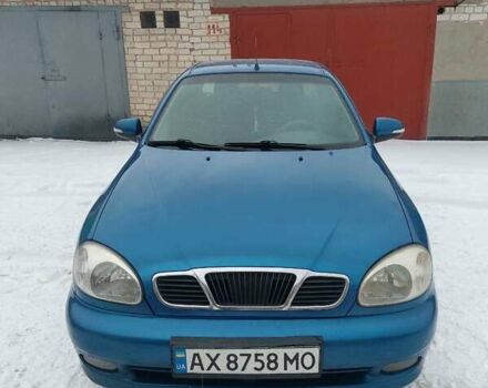 Синий Дэу Ланос, объемом двигателя 1.6 л и пробегом 262 тыс. км за 2700 $, фото 1 на Automoto.ua