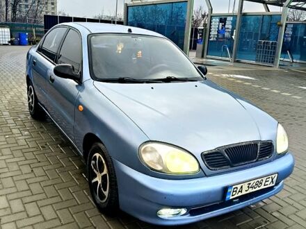 Синий Дэу Ланос, объемом двигателя 1.5 л и пробегом 201 тыс. км за 2300 $, фото 1 на Automoto.ua