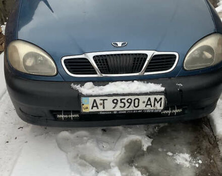 Синий Дэу Ланос, объемом двигателя 1.39 л и пробегом 90 тыс. км за 2200 $, фото 1 на Automoto.ua