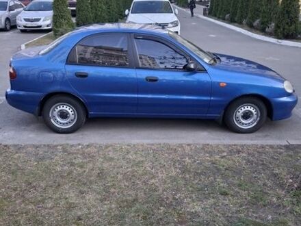 Синий Дэу Ланос, объемом двигателя 1.5 л и пробегом 164 тыс. км за 3500 $, фото 1 на Automoto.ua