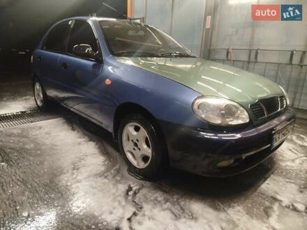 Синий Дэу Ланос, объемом двигателя 1.5 л и пробегом 230 тыс. км за 2150 $, фото 1 на Automoto.ua