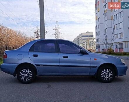 Синий Дэу Ланос, объемом двигателя 1.5 л и пробегом 183 тыс. км за 2400 $, фото 1 на Automoto.ua
