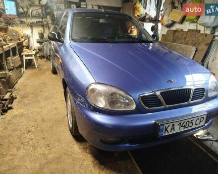 Синий Дэу Ланос, объемом двигателя 1.5 л и пробегом 232 тыс. км за 2550 $, фото 1 на Automoto.ua