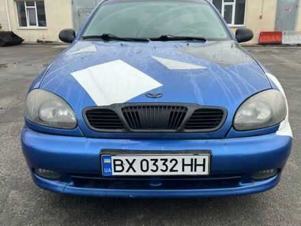 Синий Дэу Ланос, объемом двигателя 1.5 л и пробегом 103 тыс. км за 1600 $, фото 1 на Automoto.ua