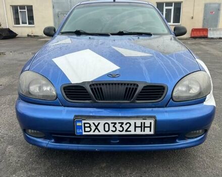 Синий Дэу Ланос, объемом двигателя 1.5 л и пробегом 103 тыс. км за 1600 $, фото 1 на Automoto.ua