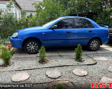 Синий Дэу Ланос, объемом двигателя 1.4 л и пробегом 180 тыс. км за 2700 $, фото 1 на Automoto.ua