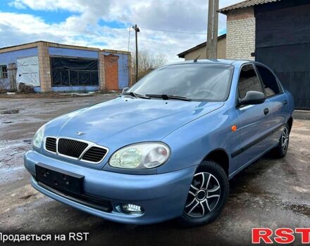 Синий Дэу Ланос, объемом двигателя 1.5 л и пробегом 130 тыс. км за 3100 $, фото 1 на Automoto.ua