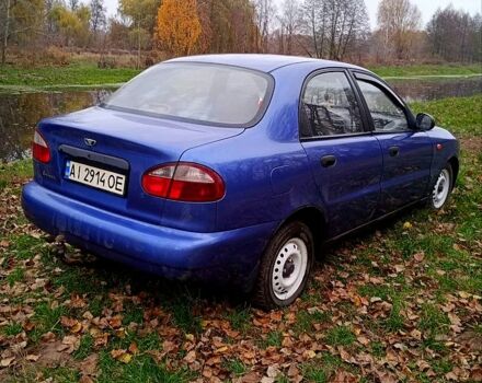 Синий Дэу Ланос, объемом двигателя 1.5 л и пробегом 249 тыс. км за 2500 $, фото 1 на Automoto.ua
