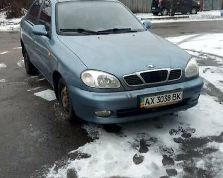 Синий Дэу Ланос, объемом двигателя 1.5 л и пробегом 52 тыс. км за 2800 $, фото 1 на Automoto.ua