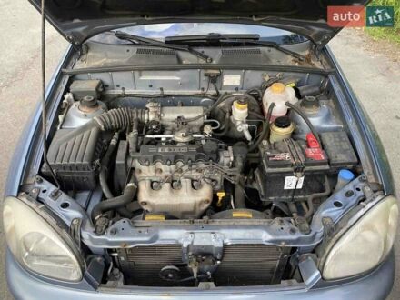 Синий Дэу Ланос, объемом двигателя 1.5 л и пробегом 128 тыс. км за 3100 $, фото 1 на Automoto.ua