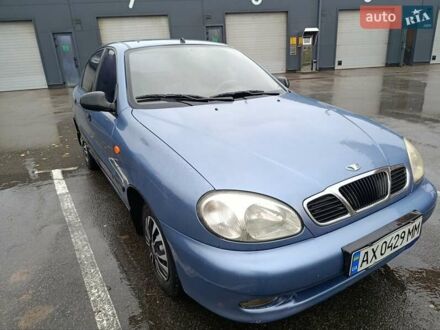 Синий Дэу Ланос, объемом двигателя 1.5 л и пробегом 183 тыс. км за 2450 $, фото 1 на Automoto.ua