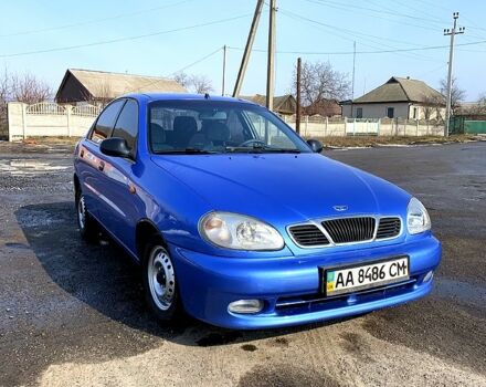 Синий Дэу Ланос, объемом двигателя 1.5 л и пробегом 18500 тыс. км за 2600 $, фото 1 на Automoto.ua