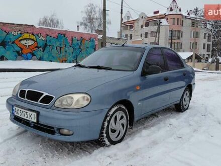 Синий Дэу Ланос, объемом двигателя 1.5 л и пробегом 141 тыс. км за 3350 $, фото 1 на Automoto.ua