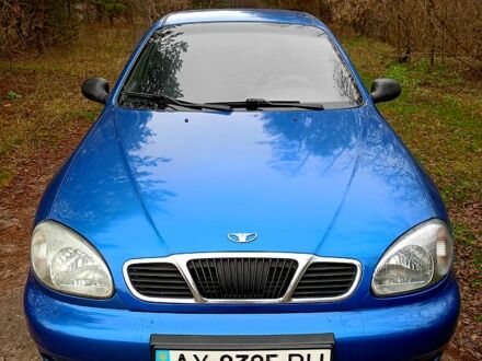 Синий Дэу Ланос, объемом двигателя 1.5 л и пробегом 263 тыс. км за 1500 $, фото 1 на Automoto.ua