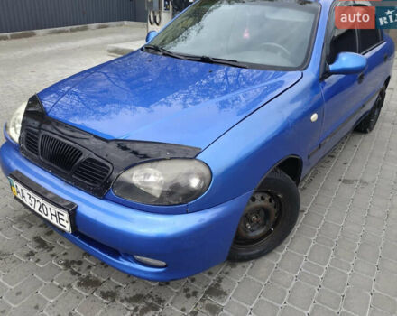 Синий Дэу Ланос, объемом двигателя 1.5 л и пробегом 275 тыс. км за 1200 $, фото 1 на Automoto.ua
