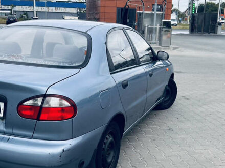 Синий Дэу Ланос, объемом двигателя 1.6 л и пробегом 309 тыс. км за 2500 $, фото 1 на Automoto.ua