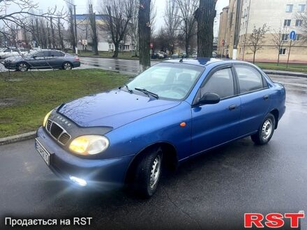 Синий Дэу Ланос, объемом двигателя 1.5 л и пробегом 155 тыс. км за 2800 $, фото 1 на Automoto.ua