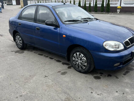 Синий Дэу Ланос, объемом двигателя 1.5 л и пробегом 270 тыс. км за 1900 $, фото 1 на Automoto.ua