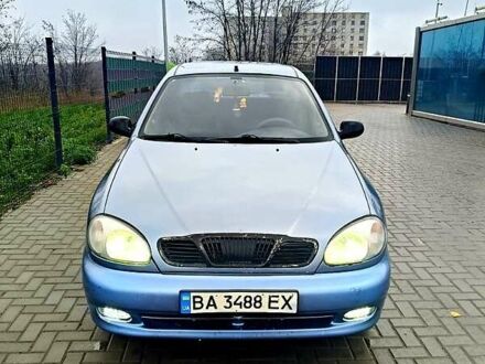 Синий Дэу Ланос, объемом двигателя 1.5 л и пробегом 201 тыс. км за 2300 $, фото 1 на Automoto.ua