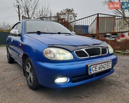 Синий Дэу Ланос, объемом двигателя 1.5 л и пробегом 360 тыс. км за 2250 $, фото 1 на Automoto.ua