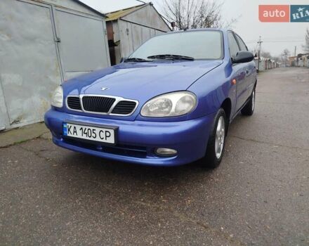 Синий Дэу Ланос, объемом двигателя 1.5 л и пробегом 233 тыс. км за 2600 $, фото 1 на Automoto.ua