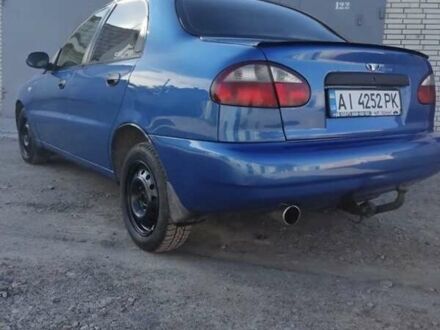 Синий Дэу Ланос, объемом двигателя 1.6 л и пробегом 360 тыс. км за 2300 $, фото 1 на Automoto.ua