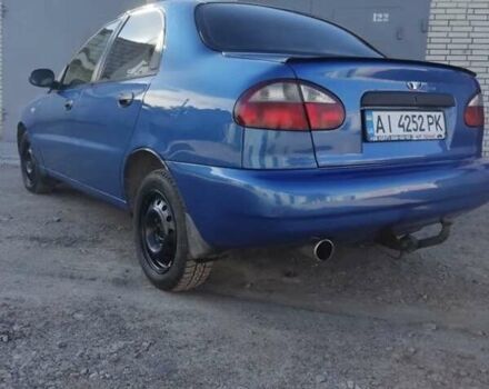 Синий Дэу Ланос, объемом двигателя 1.6 л и пробегом 360 тыс. км за 2300 $, фото 1 на Automoto.ua