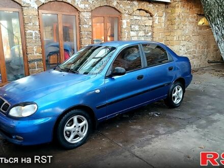 Синій Деу Ланос, об'ємом двигуна 1.4 л та пробігом 160 тис. км за 1400 $, фото 1 на Automoto.ua
