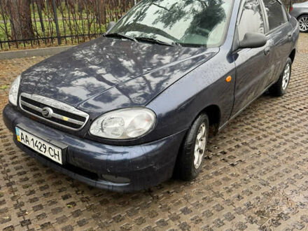 Синий Дэу Ланос, объемом двигателя 1.5 л и пробегом 222 тыс. км за 1500 $, фото 1 на Automoto.ua