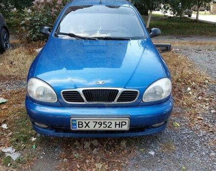 Синий Дэу Ланос, объемом двигателя 1.5 л и пробегом 166 тыс. км за 2600 $, фото 1 на Automoto.ua