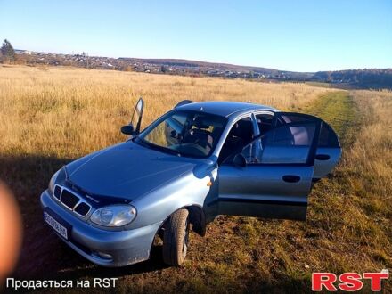 Синий Дэу Ланос, объемом двигателя 1.4 л и пробегом 209 тыс. км за 2250 $, фото 1 на Automoto.ua