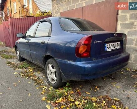Синій Деу Ланос, об'ємом двигуна 1.5 л та пробігом 370 тис. км за 1200 $, фото 1 на Automoto.ua