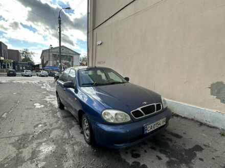 Синий Дэу Ланос, объемом двигателя 1.5 л и пробегом 230 тыс. км за 2350 $, фото 1 на Automoto.ua