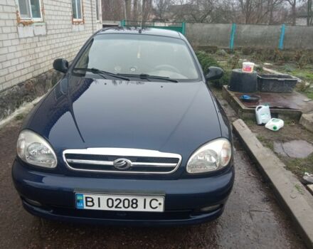 Синий Дэу Ланос, объемом двигателя 1.5 л и пробегом 132 тыс. км за 3000 $, фото 1 на Automoto.ua