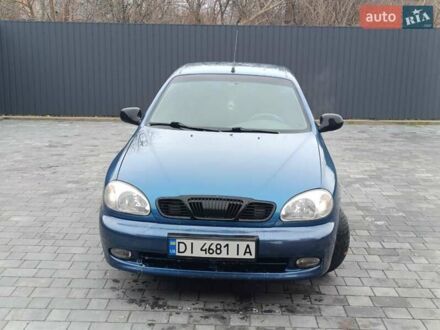 Синий Дэу Ланос, объемом двигателя 1.5 л и пробегом 308 тыс. км за 2950 $, фото 1 на Automoto.ua