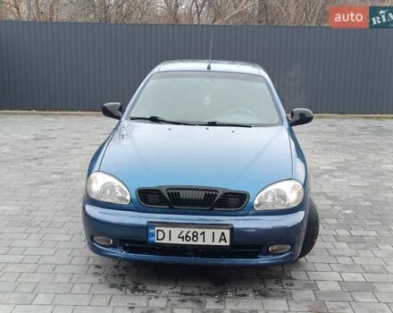 Синий Дэу Ланос, объемом двигателя 1.5 л и пробегом 308 тыс. км за 2950 $, фото 1 на Automoto.ua
