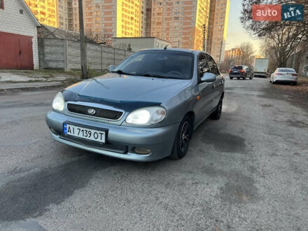Синий Дэу Ланос, объемом двигателя 1.5 л и пробегом 122 тыс. км за 3100 $, фото 1 на Automoto.ua