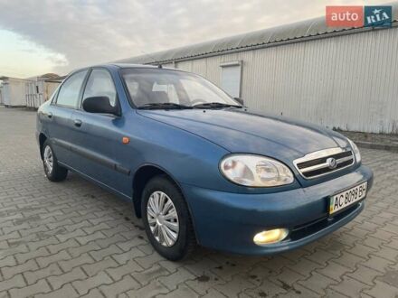 Синий Дэу Ланос, объемом двигателя 1.5 л и пробегом 65 тыс. км за 3200 $, фото 1 на Automoto.ua