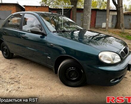 Дэу Ланос 2007 в Харькове на Automoto.ua Зеленый Дэу Ланос, объемом двигателя 1.5 л и пробегом 191 тыс. км за 3100 $, фото 3 на Automoto.ua