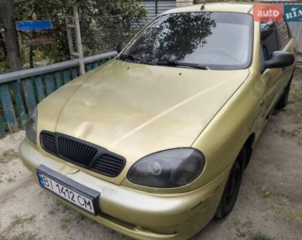 Зеленый Дэу Ланос, объемом двигателя 1.5 л и пробегом 381 тыс. км за 2500 $, фото 1 на Automoto.ua