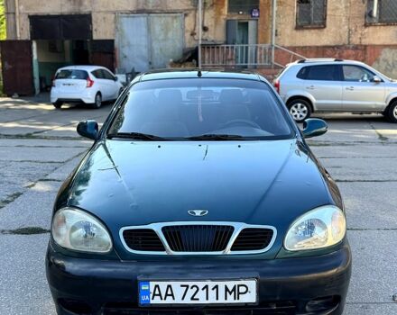 Зеленый Дэу Ланос, объемом двигателя 1.5 л и пробегом 200 тыс. км за 1450 $, фото 2 на Automoto.ua