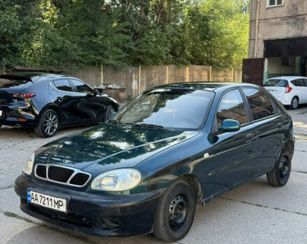 Зеленый Дэу Ланос, объемом двигателя 1.5 л и пробегом 200 тыс. км за 1250 $, фото 1 на Automoto.ua