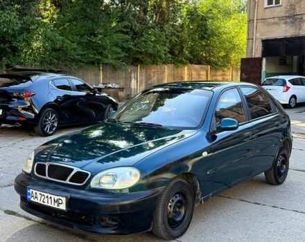 Зеленый Дэу Ланос, объемом двигателя 1.5 л и пробегом 200 тыс. км за 1450 $, фото 1 на Automoto.ua