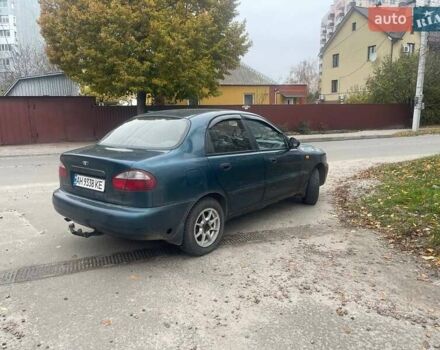 Зеленый Дэу Ланос, объемом двигателя 1.5 л и пробегом 474 тыс. км за 1250 $, фото 9 на Automoto.ua